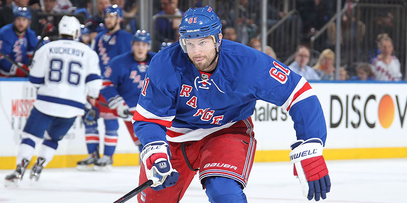 May 16, 2015: The New York Rangers face the Tampa Bay Lightning in Game 1 of the Eastern Conference Final at Madison Square Garden in New York City.