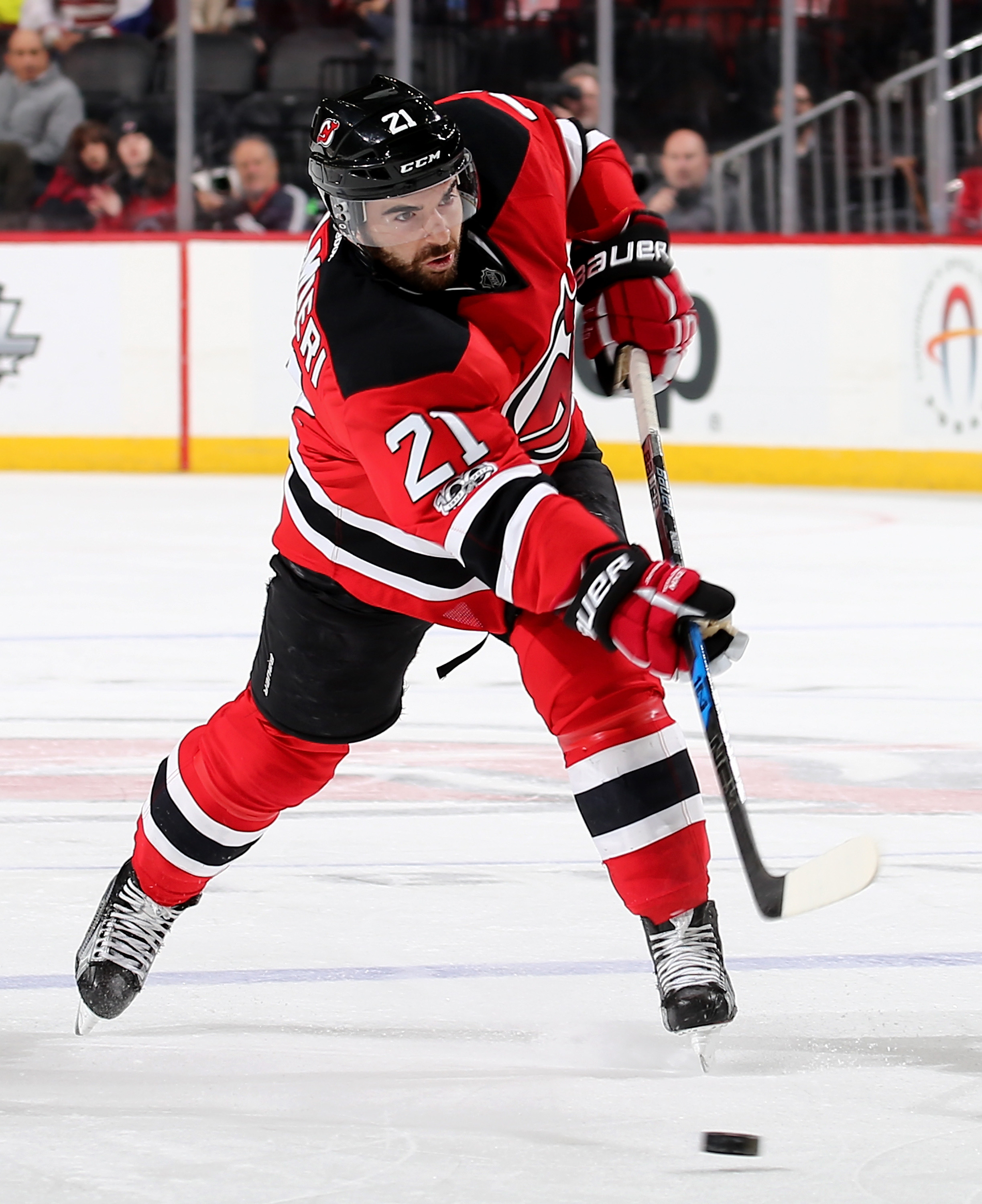 Devils Palmieri Panthers Home 010917 Stock Getty