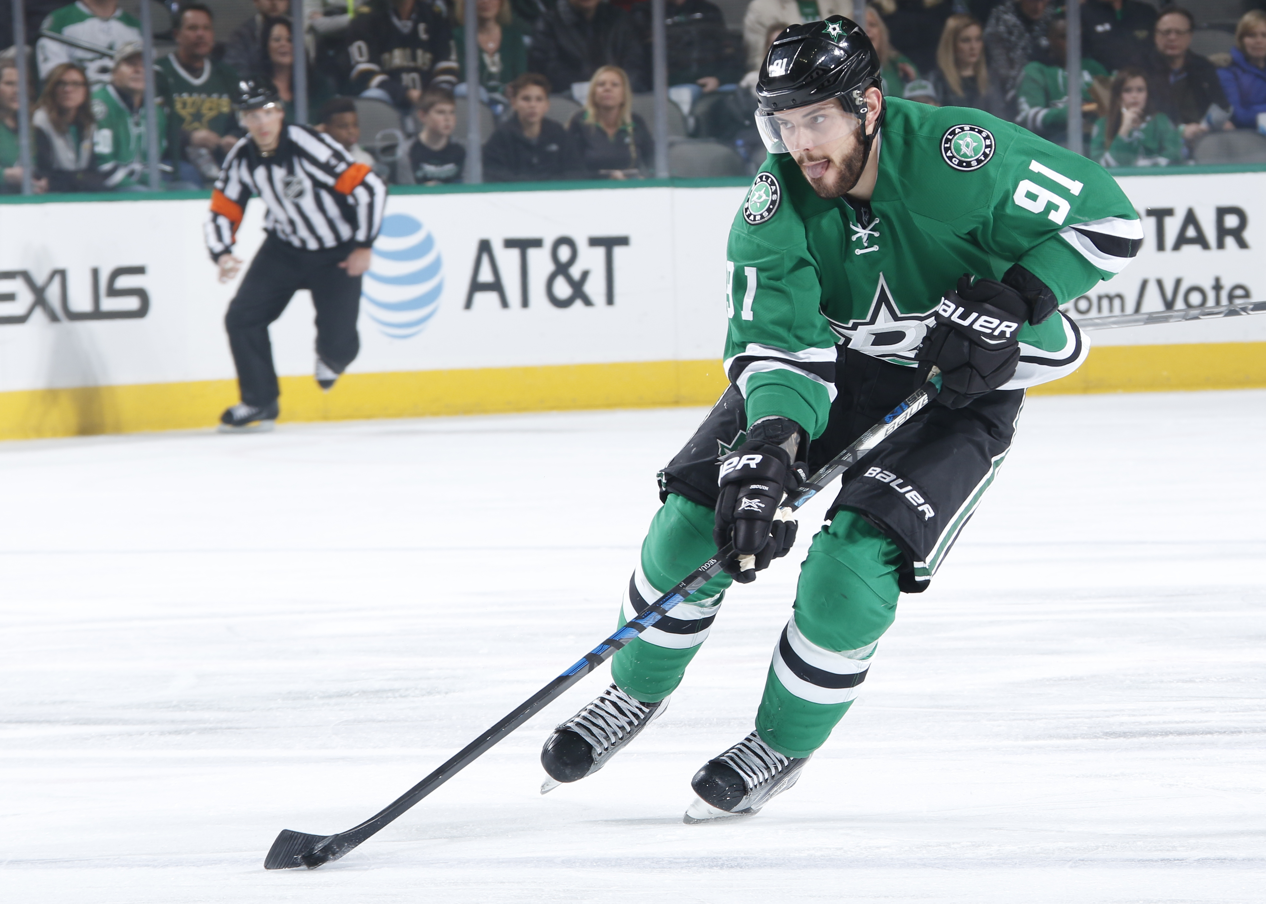 Stars Seguin Panthers Home 123116 Stock Getty