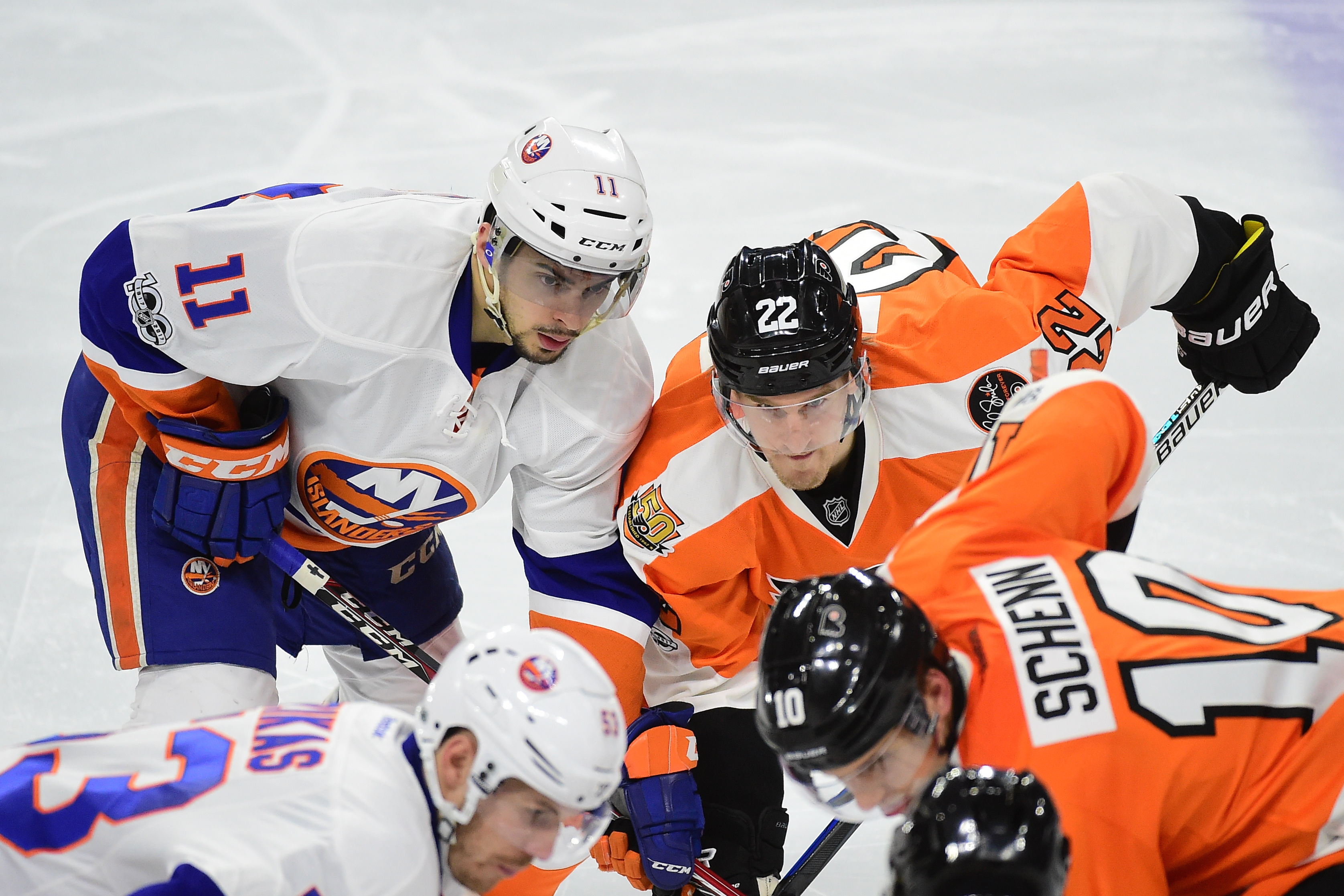 Islanders Prince Flyers Weise Away 020917 Getty