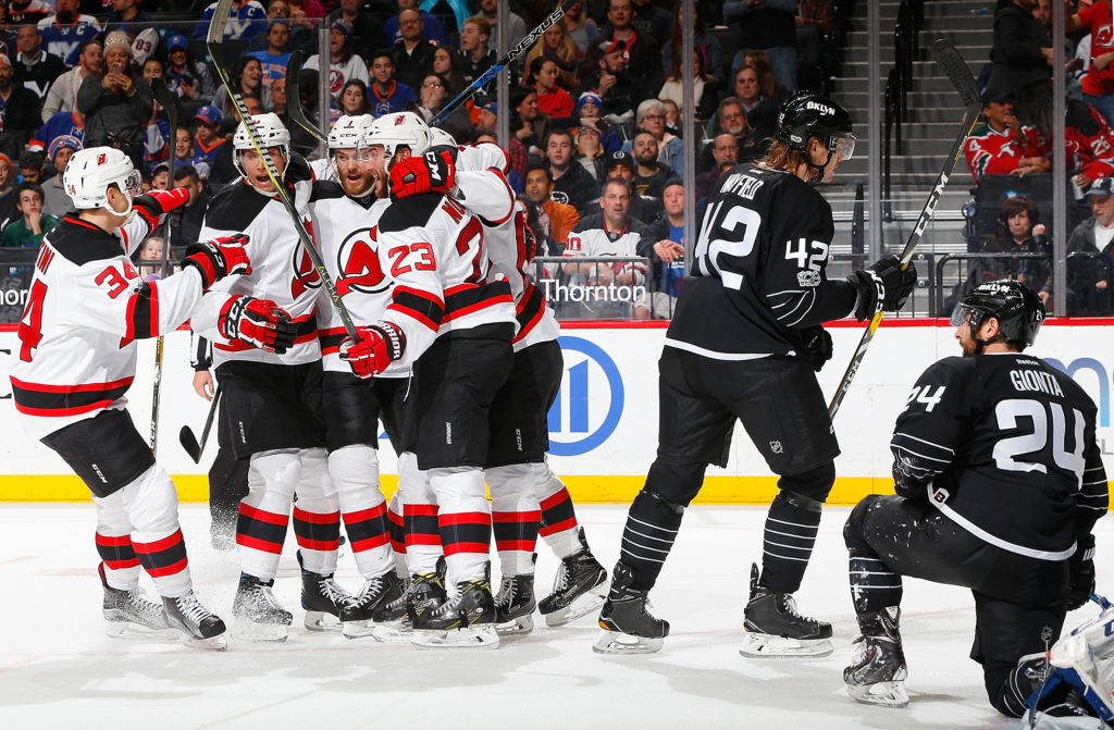 Devils Santini Islanders Mayfield Gionta GettyImages 033017